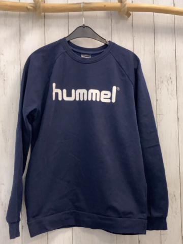 Hummel  Pullover  Gr. 164/170  blau weiße Schrift 