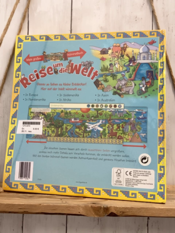 neu  Pappbuch Mein großes Wimmelbuch Reise um die Welt 