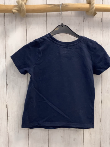 Marvel  T-Shirt  Gr. 110  blau Superhelden weiße Schrift 