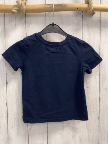 Marvel  T-Shirt  Gr. 104  blau Superhelden weiße Schrift 