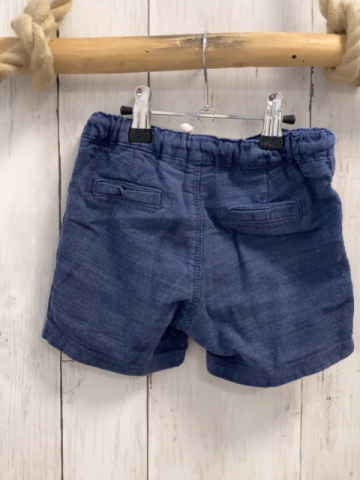 H&M Shorts  Gr. 86  blau Bund verstellbar weiße Kordel 