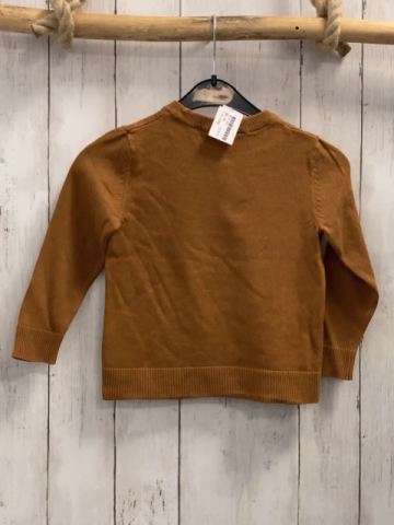 H&M Pullover  Gr. 98  ocker Strick 