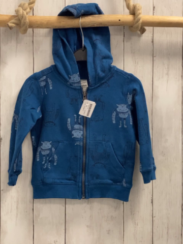 Carter´s  Sweatjacke  Gr. 92  blau Monster Kapuze 