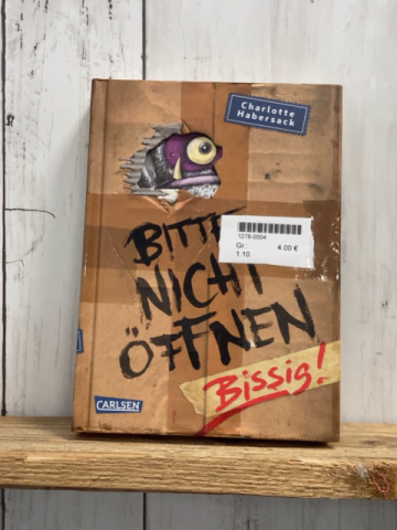   Buch Bitte nicht öffnen Bissig 