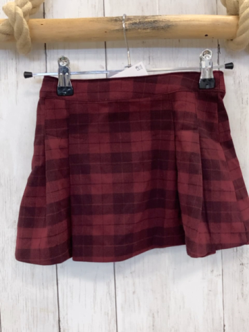 neu H&M  Rock Gr. 92  weinrot aubergine kariert NP 14,99 € 