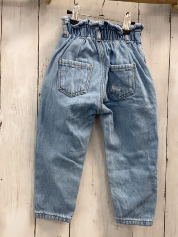 Zara  Hose  Gr. 98  hellblau Jeans Gummizugbund 