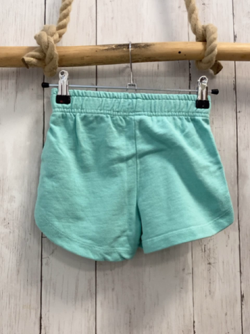 Zara  Shorts  Gr. 122  mint Schild schwarze Blätter 