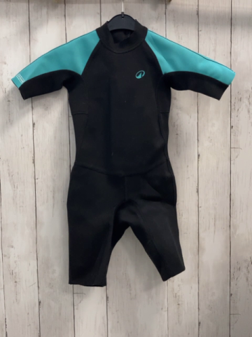   Neoprenoverall Gr. 122  schwarz türkis 