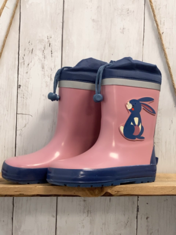  Gummistiefel  Gr. 28  rosa blau Hase gefüttert 