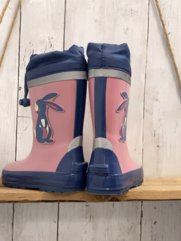   Gummistiefel  Gr. 28  rosa blau Hase gefüttert 