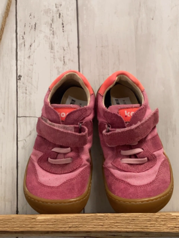 Koel  Schuhe  Gr. 28  pink neonrote Ferse Einlegesohlen müssen ausgetauscht werden 