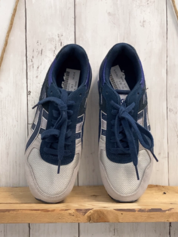 Asics  Schuhe  Gr. 36,5  hellgrau blau schwarz 