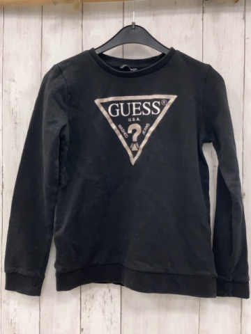 Guess Pullover Gr. 140  schwarz Glitzerdreieck