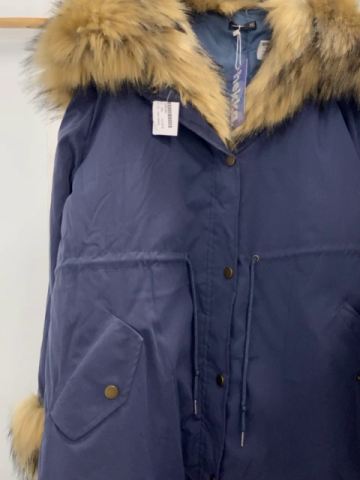 neu nekka Mantel Gr XXL  lila Fellbund 