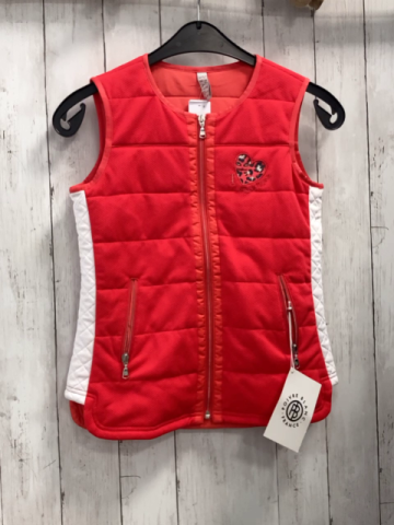 neu Poivre Blanc Weste Gr. 164  himbeere weiß Herz