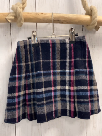 il gufo Rock Gr. 104  blau pink grau kariert Wolloptik