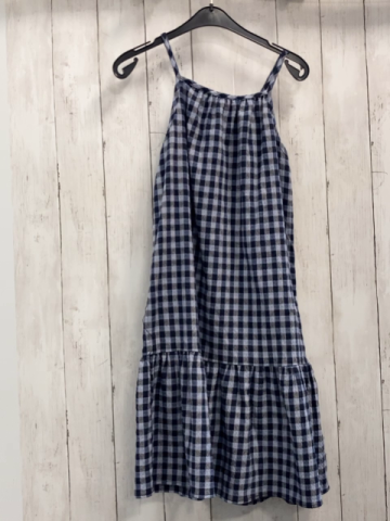 zara Kleid Gr. 140  blau hellblau kariert