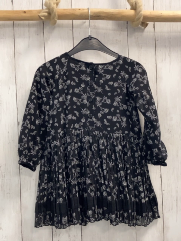 Twinset Kleid Gr. 92  schwarz weiße Blumen