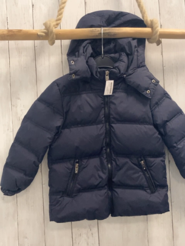 Eddie Pen Winterjacke  Gr. 110  blau Kapuze warm gefüttert 