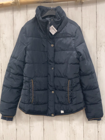 S´ OLiver  Winterjacke  Gr. 152  blau brauner Bund 