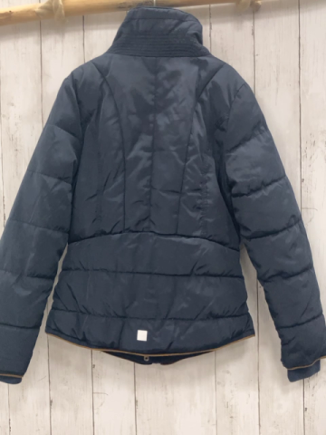 S´ OLiver  Winterjacke  Gr. 152  blau brauner Bund 