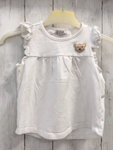 Steiff  T-Shirt  Gr. 104  weiß Rüschen 