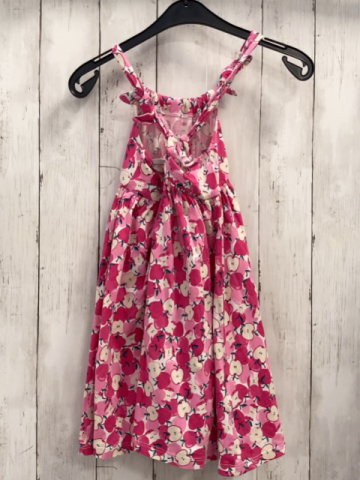 Mayoral  Kleid  Gr. 122  weiß pink beige Äpfel 