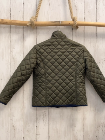 La Martina  Jacke  Gr. 110  oliv Rauten Reiter blauer Bund 