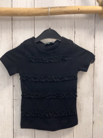 Liu & Lei  T-Shirt  Gr. 104  schwarz Rüschen 