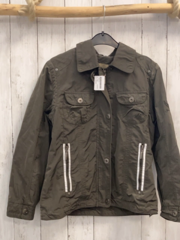 Airfield  Jacke  Gr. 128  braun weißer Bund an den Taschen 