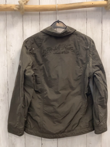 Airfield  Jacke  Gr. 128  braun weißer Bund an den Taschen 