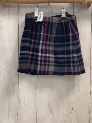 Il Gufo  Rock Gr. 104  schwarz pflaume weiß beige bellblau kariert 