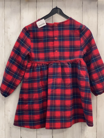Okadi  Kleid  Gr. 116  rot blau beige kariert 