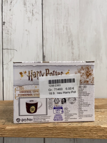 neu Harry Potter  Tasse Gleis 9 3/4 mit Karton 