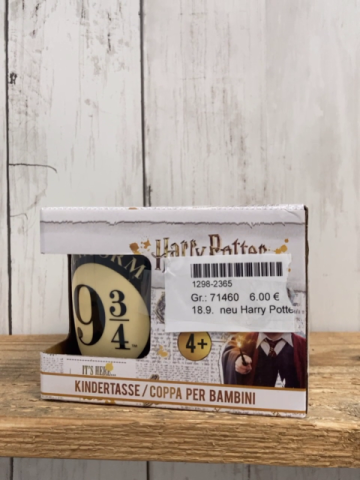 neu Harry Potter   Gleis 9 3/4 mit Karton 