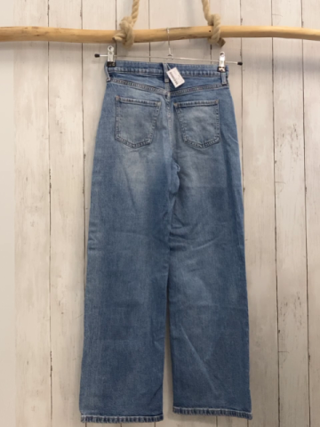 H&M Hose  Gr. 152  blau Jeans Bund verstellbar 