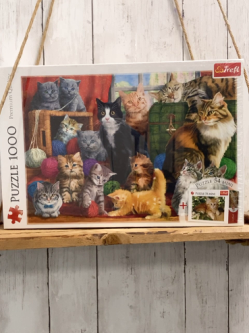neu  Puzzle  1000  Teile Katzen