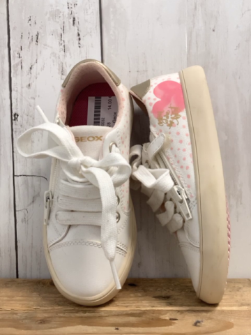 Geox Schuhe Gr. 28  weiß rosa Punkte