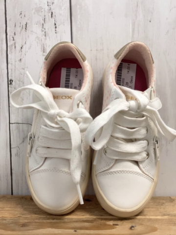 Geox Schuhe Gr. 28  weiß rosa Punkte