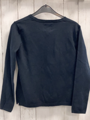 Zara  Strickjacke  Gr. 152  blau Glitzerbund 