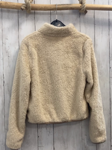H&M Plüschjacke Gr. 146  beige 