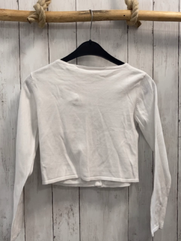 H&M  Strickjacke  Gr. 134  weiß 