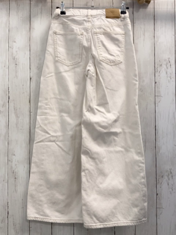 zara Hose Gr. 152  weiß Jeans weites Bein