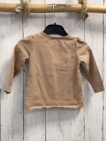 name it Langarmshirt Gr. 74  beige Schwäne
