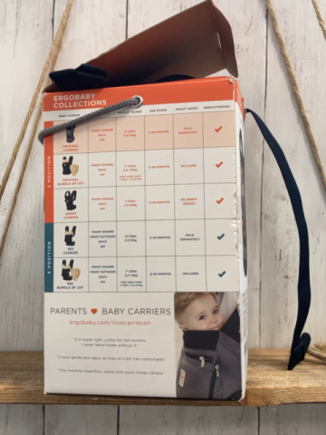 Ergobaby  Bauchtrage  5,5-20 kg schwarz grau im Karton 