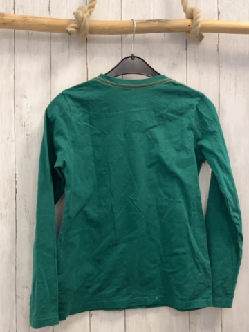 Mini Boden Langamshirt Gr. 152  grün gestickter Hirsch