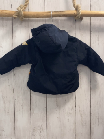 Steiff  Winterjacke  Gr. 62  blau Kapuze 