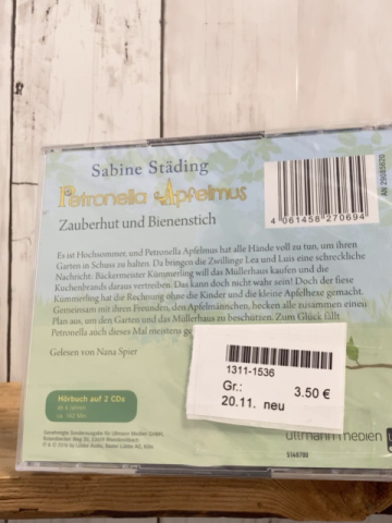 neu  CD Petronella Apfelmus Zauberhut und Bienenstich  