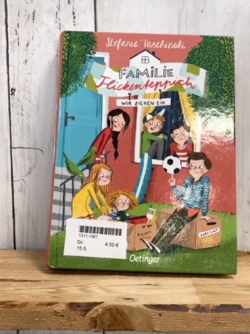   Buch Familie Flickenteppich Wir ziehen ein 