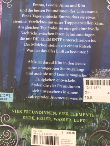   Buch Magic Elements Der Zauber erwacht 